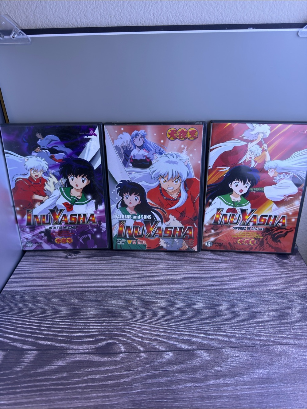 InuYasha Anime DVD Lot of 3 VIZ Media